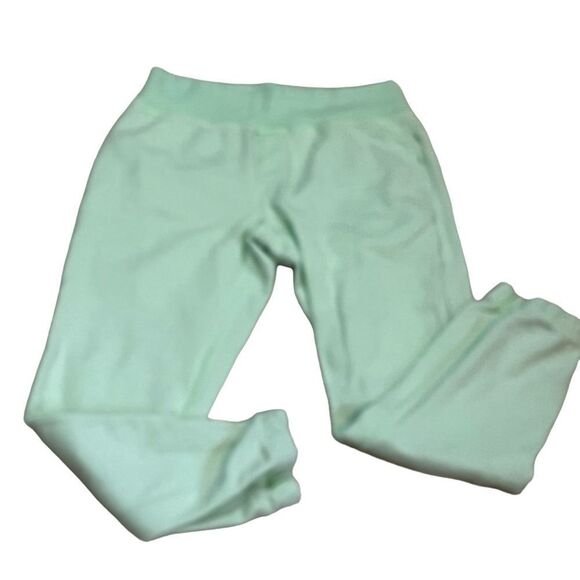 Leallo Green Jogger Sweatpants Distressed Light Pink Shade sz XS SEE DISCLOSURE - Picture 5 of 16